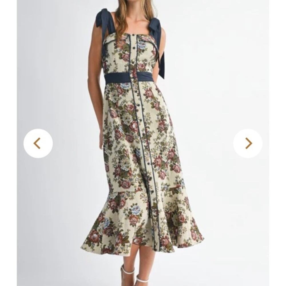 Mabel tapestry dress